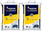 40lb Bags, Morton Clean and Protect Water Softener Salt Pellets (Pack of 2)