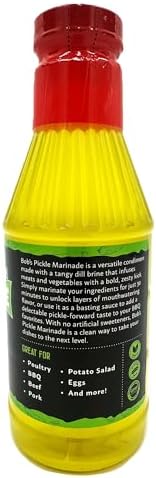 Pickle Juice Marinade - Bob's Pickle Marinade From Bob's Pickle Pops (Pack of 1)