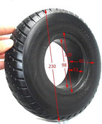 9 Inch Solid Tire for Electric Scooter BMX Trolley Trailer Solid Tyre Without Inner Tube Tyre 9 Inch 2.80/2.50-4