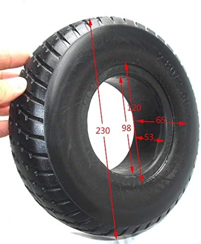9 Inch Solid Tire for Electric Scooter BMX Trolley Trailer Solid Tyre Without Inner Tube Tyre 9 Inch 2.80/2.50-4