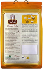 India Gate - Parboiled Basmati Rice - Golden Sella, 10 Pound Bag