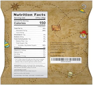Fruidles Pirate Belgian Milk Chocolate Coins, Kosher Certified Dairy, Non GMO (Pack of 25)