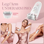 DSP 2 in 1 Women's Shaver - Electric Hair Removal Device with LED Display,Fast Charging for Face/Legs/Arms