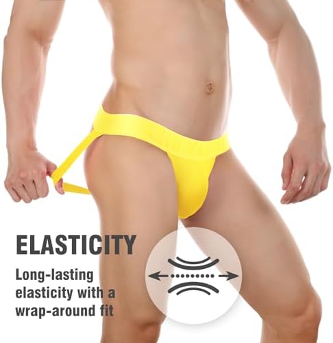 Jock Strap Thongs, Sexy Brief Underwear for Men Athletic Supporters Underpants