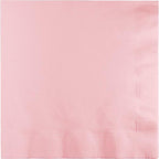 Touch of Color 3-Ply Paper Dinner Napkins, 1/4 Fold, Classic Pink, 25 Count (Pack of 10)