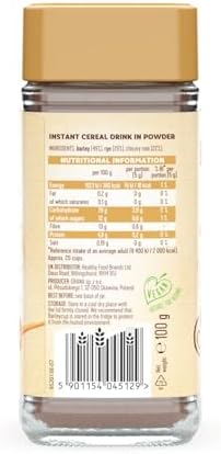 BARLEYCUP Natural Cereal Instant Drink, 100 GR