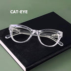 Eyekepper 4 Pack Oversized Blue Light Filter Glasses Women Cat Eye Computer Reading Glasses +1.50