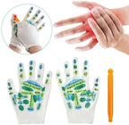 Acupressure Reflexology Gloves for Women Hand Spa Acupressure Tool for Hand Massage Reusable Mittens for Home Hand Spa Therapy