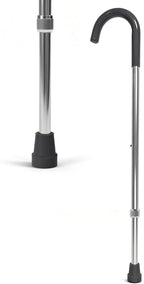 Blue Jay Adjustable Walking Cane for Men & Women - Lightweight Aluminum Walking Stick for Seniors & Elderly - Sturdy Non-Folding Cane with Ergonomic Handle & Non-Slip Rubber Tip