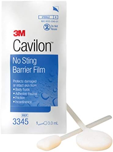 3M™ Cavilon™ No Sting Barrier Film 3345, 3 ml Wand Pack of 25