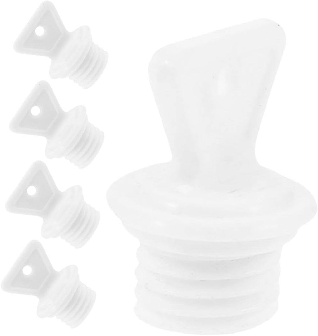 5pcs Leakproof Hot Water Bag Cover Plugs Plastic Sealing Stoppers Replacement Caps for Hot Water Bottles Women’s