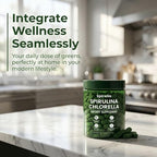 Spirelia Spirulina & Chlorella Tablets, Organic Spirulina Chlorella Combination Supplement, 60 Count