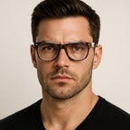 2SeeLife Large TR-90 Reading Glasses for Men - Medium-Wide Fit, Sturdy Frame, Spring Hinges, Premium Oversized Readers, Brown Tortoise, +1.00