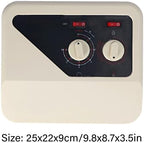 Sauna Heater Stove External Controller, Sauna Heater Stove Temperature Controller, 380V Sauna Stove Controller with PP Shell, for 9 to 15KW Sauna Stove, Sauna Accessories