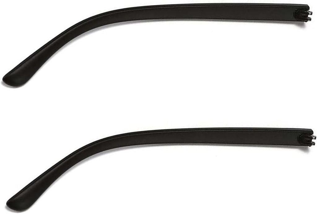 ZEALMAX 1 Pair Plastic Glasses Replacement Temple Frame, Vintage Glasses Arms Legs for Adults, Black