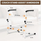 SMONTER Couch Stand Assist-Chair Lift Assist Aid for Elderly Sit to Stand Daily Safety Mobility Support Handle Rails Aid, Height & Width Adjustable, for Couch Sofa Chair Toilet Bed 450lbs Capacity