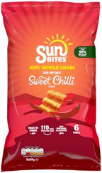 Walkers Sunbites Sweet Chilli Snacks 6 x 25g