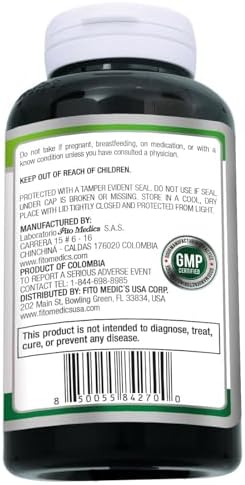 FITO MEDIC'S Lab White Willow Bark Supplement, White Willow Extract, 180 Capsules