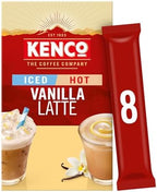 Kenco Instant Coffee Sachets - Pick Any 6 Packs From 9 Blends Including Almond, Vanilla, Oat, Baileys Latte, Cappuccino, Flat White, Iced Hot Salted Caramel