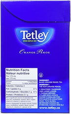 Tetley Orange Pekoe Tea, 144 Count Tea Bags, 454g/1lb, (Imported from Canada}