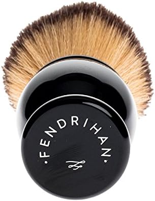 Fendrihan Synthetic Shaving Brush with Black Handle for Personal and Professional Shaving