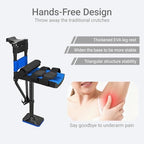 Hands Free Knee Crutch for Adults - Adjustable, Stable Knee Crutches Alternative for Foot Ankle Injury Recovery and Comfortable, Hands-Free Crutch for Adjustable with Leg Straps