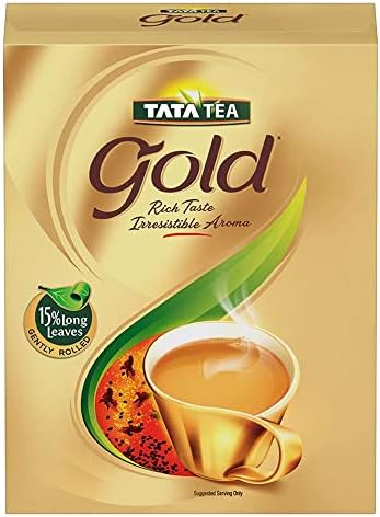 Tata Tea Gold | Assam teas with Gently Rolled Aromatic Long Leaves | Rich & Aromatic Chai | Black Tea | 100g