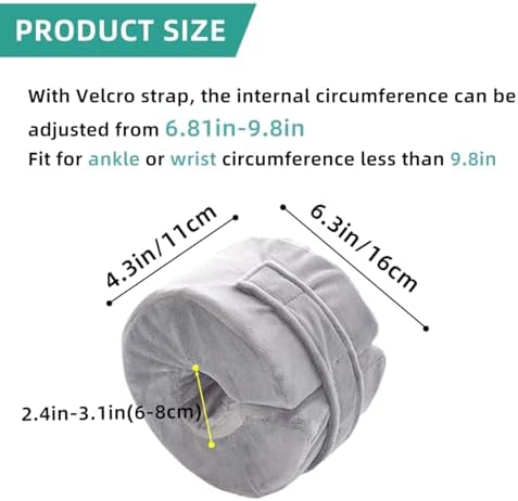 Ankle Elevation Pillow - Leg Elevation Pillows for Swelling, Adjustable Ankle Protector After Surgery, Donuts to Relieve Pressures Sores Ulcer, Bedridden Care
