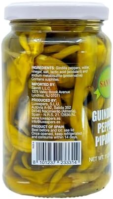 Sanniti Guindillas Piparras Peppers, 11.3 oz