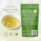 Sencha Green Tea – Organic Japanese Green Tea Loose Leaf, 80g Organic Loose Leaf by HAJIME