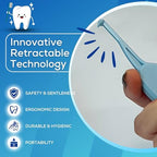 Retractable Aligner Removal Tool – Hygienic Clear Aligner Remover for Invisalign -Style Aligners, Retainers and Nightguards - Portable Reusable Removal Tool, Dental Hygienist Developed