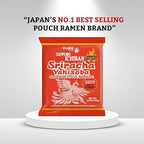 [SAPPORO ICHIBAN] Sriracha Yakisoba, Spicy Chow Mein, No. 1 Tasting Japanese Instant Noodles (3.6 Oz/102 g) (5 Packs)