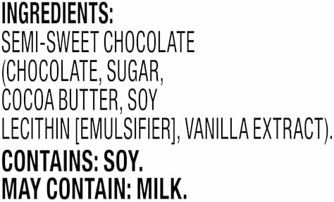 Baker's Semi-Sweet Chocolate Premium Baking Bar with 56% Cacao, 4 oz Box
