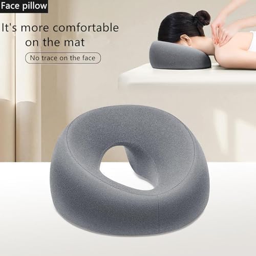 Face Down Pillow - Soft Prone Cushion Face Pillow, Breathable Face Down Cushion | Massage Face Cradle Cushion, Professional Headrest Face Down Cushion, Prone Position Cushion for Massage Spa