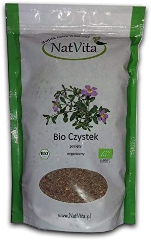 Organic Cistus Incanus - Rock Rose - Czystek 250g 0.55lb - Turkey