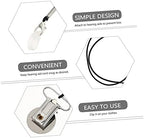 Hearing Aid Protector Clip with Cord Anti-Lost Lanyard for Boy Girl Metal Holder for Single and Dual Lightweight and Portable