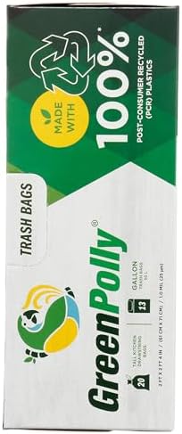 Tall Kitchen Trash Bags, 20 Count