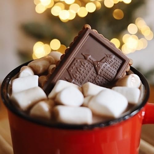 Leclerc Celebration Butter Cookies with Dark Chocolate, Premium Chocolate Cookies, A Canadian Classic