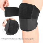 Knee Brace for Women & Men, Adjustable Knee Brace with Built-in 20 Magnets, Magnetic Therapy Knee Compression Sleeve for Arthritis Pain Relief, Injury Recovery, Workout, 1 Pcs, Black