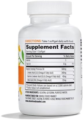 365 by Whole Foods Market, Evening Primrose Oil 500 mg, 120 Count