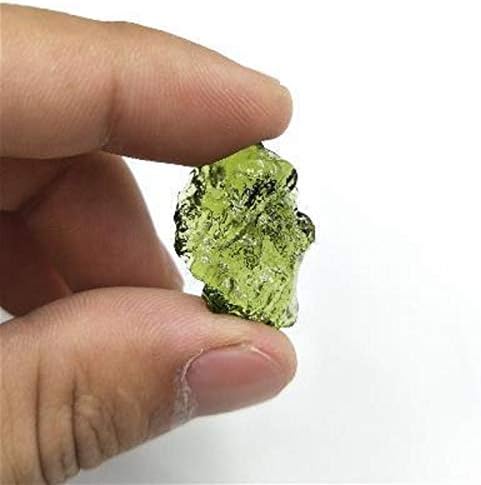 Green Irregular Shape Moldavite Czech Meteorite Multifunctional Artificial Raw Rough Crystal Energy Stone for Art Jewelry Making