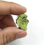 Green Irregular Shape Moldavite Czech Meteorite Multifunctional Artificial Raw Rough Crystal Energy Stone for Art Jewelry Making