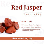 rockcloud 1 lb Red Jasper Small Tumbled Chips Crushed Stone Healing Reiki Crystal Jewelry Making Home Decoration