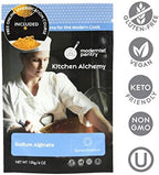 Pure Sodium Alginate (Molecular Gastronomy) ⊘ Non-GMO Vegan OU Kosher Certified- 100g/4oz