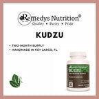 Remedy's nutrition Kudzu Root | 1,000mg, 60 Vegan Capsules Herbal Dietary Supplement | Two Month Supply