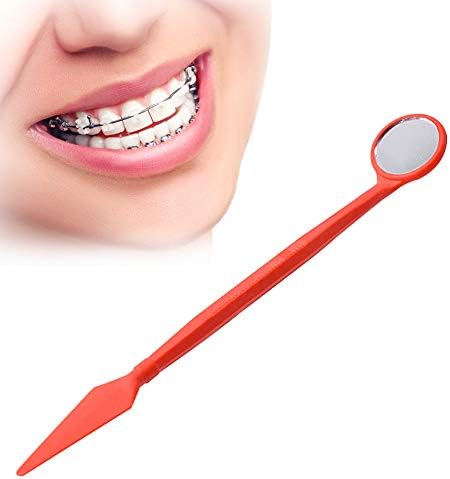 Angzhili Portable Orthodontic Toothbrush Kit for Orthodontic Patient Orthodontic Care Kit for Braces Interdental Brush Dental Wax Dental Floss Toothbrush Box Oral Care Kit Dental Travel Kit(Red)