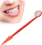 Angzhili Portable Orthodontic Toothbrush Kit for Orthodontic Patient Orthodontic Care Kit for Braces Interdental Brush Dental Wax Dental Floss Toothbrush Box Oral Care Kit Dental Travel Kit(Red)