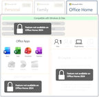 Microsoft Office Home 2024 | Classic Office Apps: Word, Excel, PowerPoint | One-Time Purchase for a single Windows laptop or Mac | Instant Download