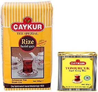 Caykur Rize Black Tea and Tomurcuk Earl Grey Tea Mixes