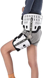 Adjustable Hip Orthosis Adult Hip Joint Abduction Fixation Bracket Hip Stabiliser Support Corrector for Sciatic Nerve Pain Relief,Right (Double Leg)